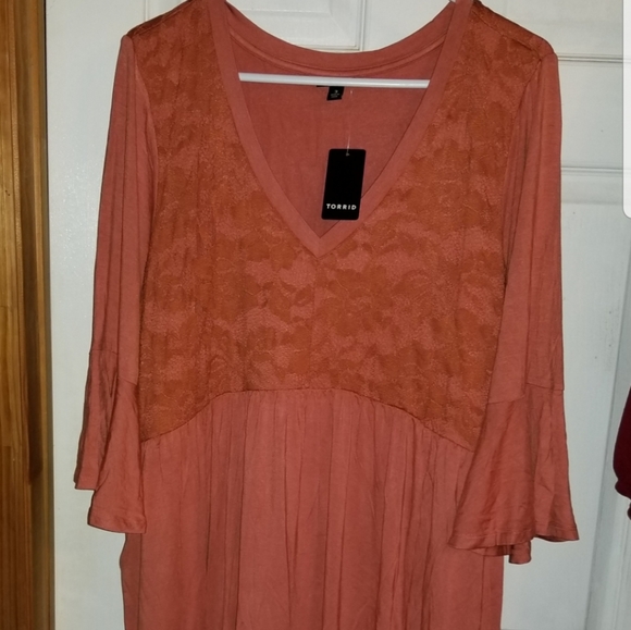NWT Torrid midi lace skater dress - Picture 7 of 15